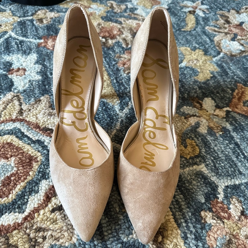 Sam Edelman Suede Heels- 9.5